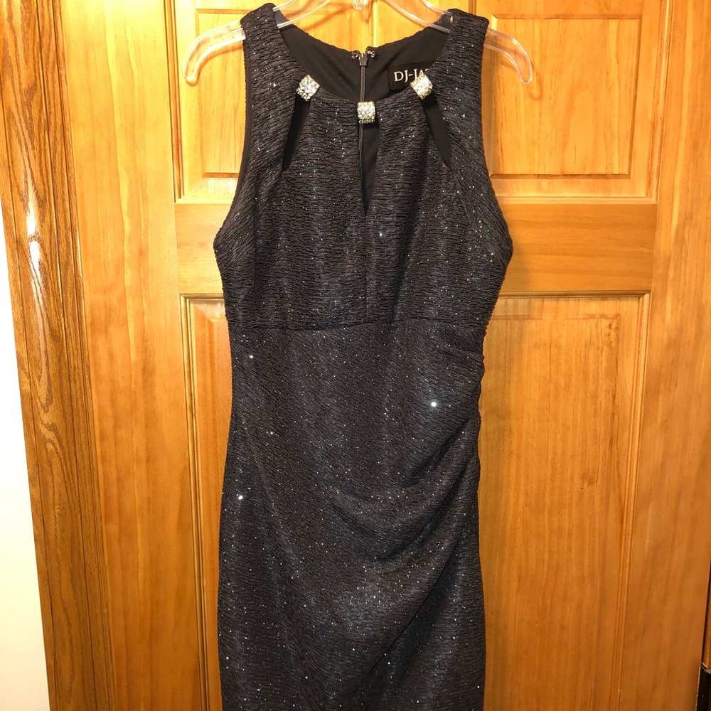 DJ-Jaz Grey Sparkle Homecoming dress